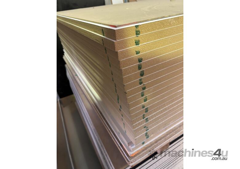 caption 56 x Sheets of Laminated MDF Board