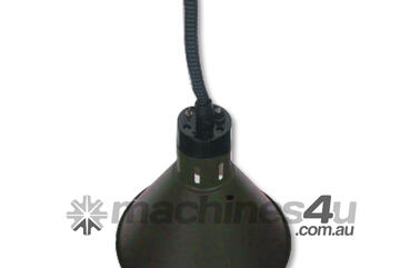 Pull Down Heat Lamp Black 270Mm Round Hywbl08