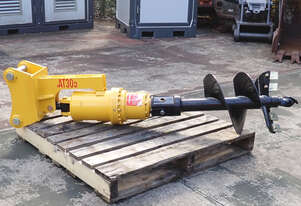 New 5-10 ton (50mm pin) Excavator Auger Drive, Cradle Hitch, 400mm Bit