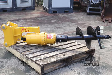   5-10 ton (50mm pin) Excavator Auger Drive, Cradle Hitch, 400mm Bit