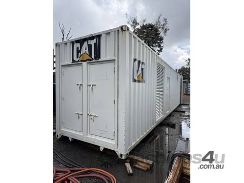 caption Generator Caterpillar 3512B, 1600kva in a 40ft shipping container.