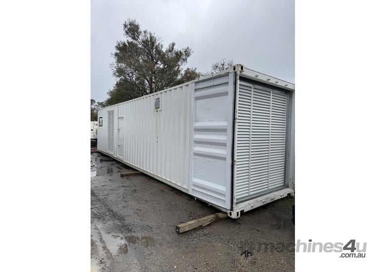 caption Generator Caterpillar 3512B, 1600kva in a 40ft shipping container.