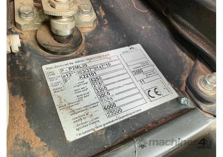 caption Landini Rex 120GT Tractor
