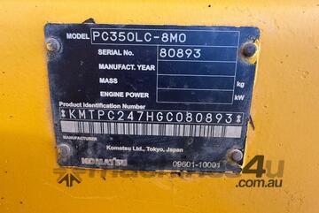 Komatsu PC350LC-8 Excavator (Steel Tracked)