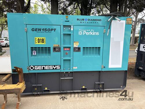 2021 Blue Diamond GEN150PT Generator – Perkins Diesel, Near New