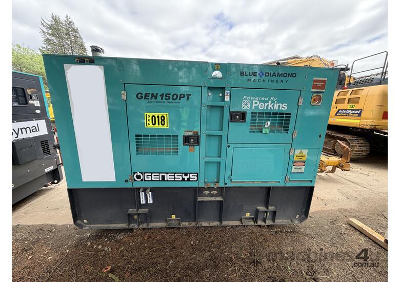 2021 Blue Diamond GEN150PT Generator – Perkins Diesel, Near New