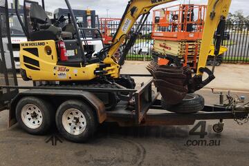 LIFTEK - NEW HOLLAND E18B EXCAVATOR AND TRAILER PACKAGE