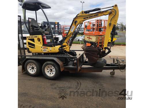 LIFTEK - NEW HOLLAND E18B EXCAVATOR AND TRAILER PACKAGE