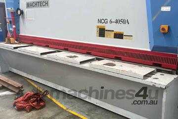   Machtech 4 metre x 6mm Variable Rake Hydraulic Guillotine