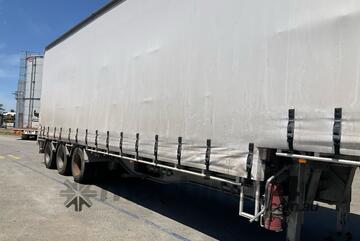 2017 Sams Trailers Bulldog Tri Axle Drop Deck Curtainside B Trailer