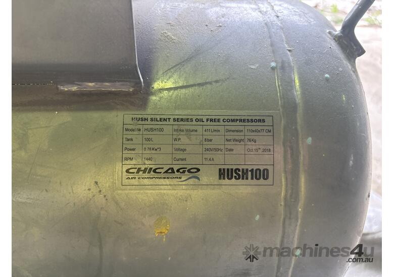 2018 Chicago Hush100 Air Compressor