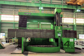 2010 Hankook Model VTB4550E CNC Vertical Borer