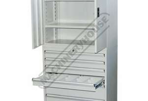 Industrial Storage & Tooling Cabinet Package Deal STC-COMBI 900 x 450 x 1800mm 150kg Shelf Load & 7