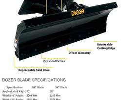 NEW DIGGA SKID STEER DOZER BLADE - picture2' - Click to enlarge