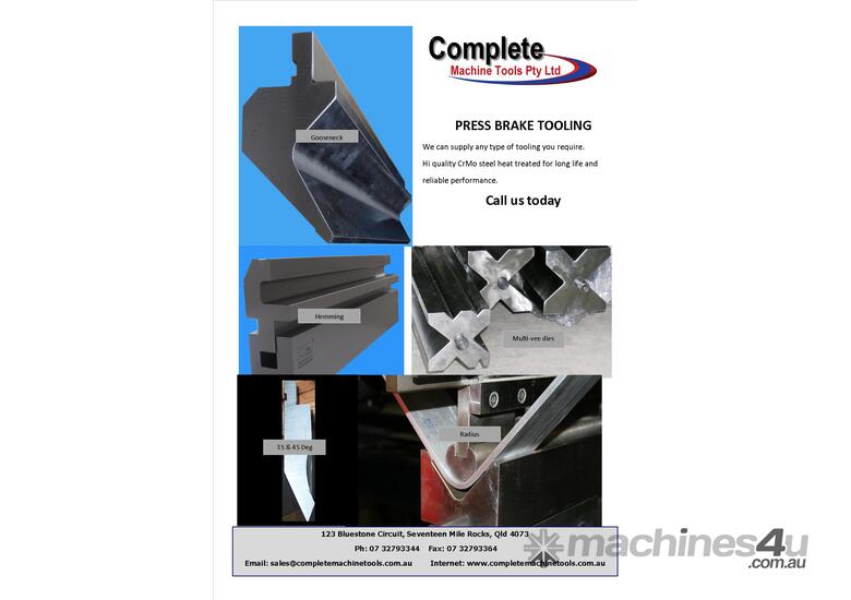 Click to view full size photos PRESS BRAKE TOOLING 45 Deg Top Punch