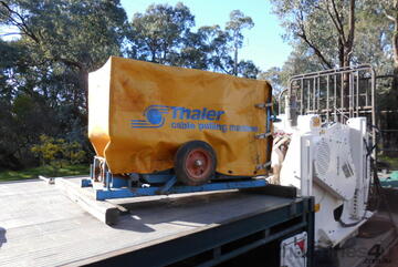 16Kn to 35Kn cable haul winch , 3phase ,