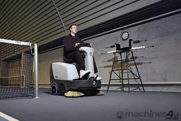 CLEANQUIP-Nilfisk SR1000S Battery Ride On Sweeper inc 3 year warranty