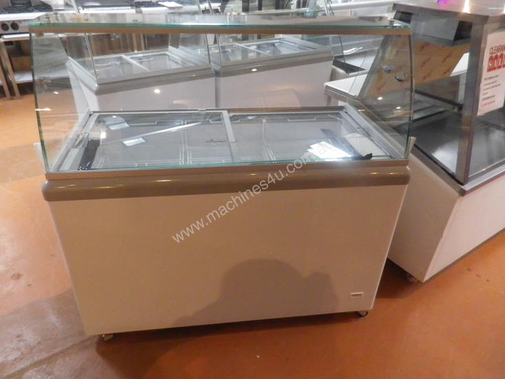 caption 6 Basket Ice-Cream Display Freezer