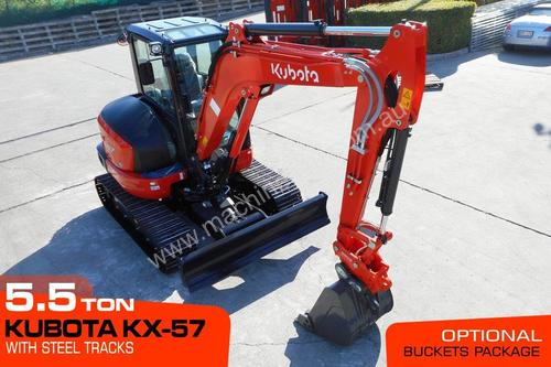 U57 5.5Ton KX-57 Excavator [7 hours] KX57 #2180 