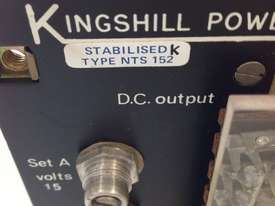 KINGSHILL POWER SUPPLY TYPE NTS 152 - picture0' - Click to enlarge