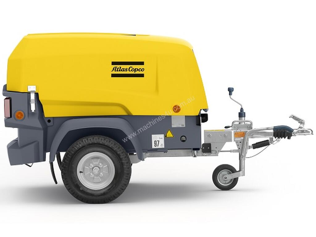 New 2017 Atlas Copco Portable Diesel Compressor XAS 88 Kd Towable