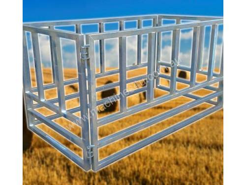 HEAVY DUTY LARGE SQUARE HAY BALE FEEDER