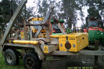 6.5ton hydraulic self loader , drum drive , 9ton atm , 6.5ton carry