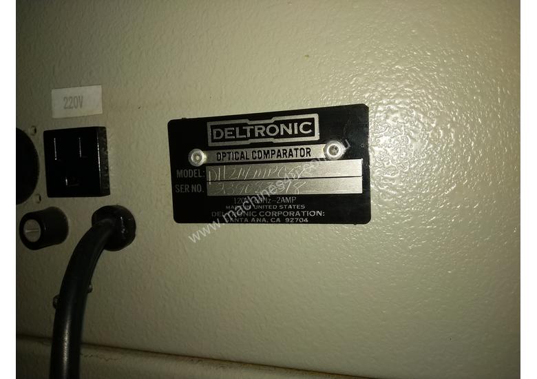 caption Deltronic Optical Comparator