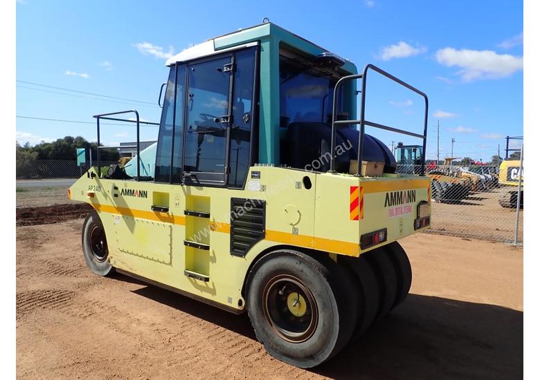 caption Ammann AP240 Multi Tyre Roller