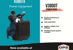 V3800T 82.5HP KUBOTA ENGINE POWER PACK