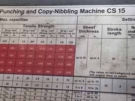 Punching and Copy-Nibbling Machine CS-15 - picture2' - Click to enlarge