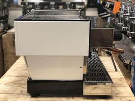 LA MARZOCCO LINEA CLASSIC 2 GROUP-WHITE WITH TIMBER HANDLES ESPRESSO COFFEE MACHINE - picture1' - Click to enlarge