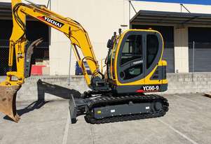 YC60-9 Yuchai Excavator 6T with AC Cabin! New Dash 9 Model Available Now!
