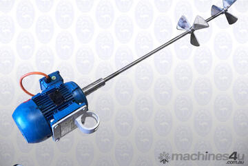 Flamingo 0.37kW High Speed Clamp-on Stirrer AU made, Contact parts SS.316