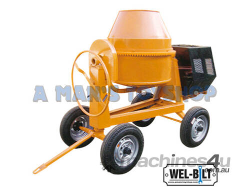 CEMENT MIXER 8 CU/ FT 7HP DIESEL 4 WHEEL