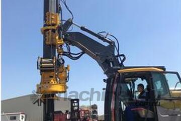 FR40 Excavator Auger Attachment Modular Drill Retrofit onto 8-13 Ton Excavator
