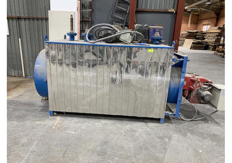 caption Hot water boiler