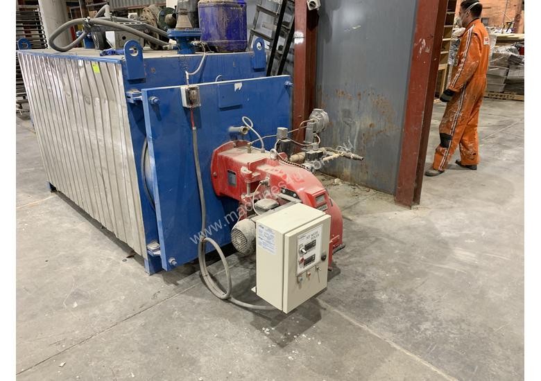 caption Hot water boiler