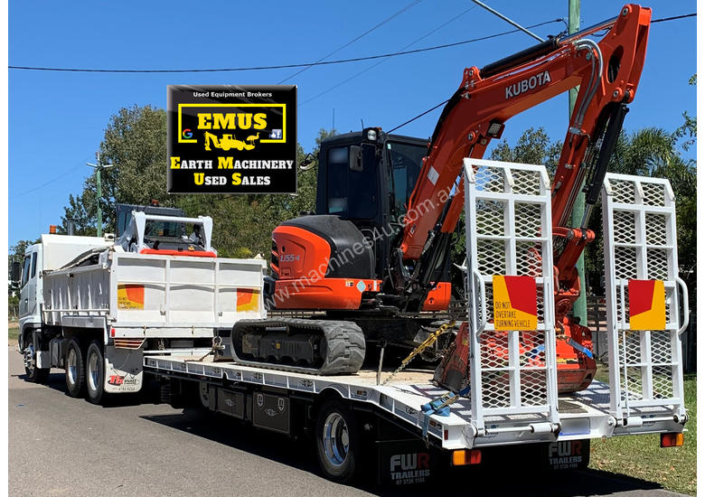 caption Combo Tipper, Excavator 2018, Bobcat 2018, Tag Trailer 2019 with work. TS493