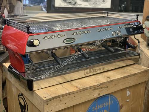 LA MARZOCCO FB80 4 GROUP RED ESPRESSO COFFEE MACHINE