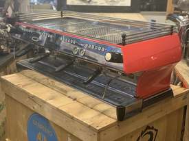 LA MARZOCCO FB80 4 GROUP RED ESPRESSO COFFEE MACHINE - picture1' - Click to enlarge