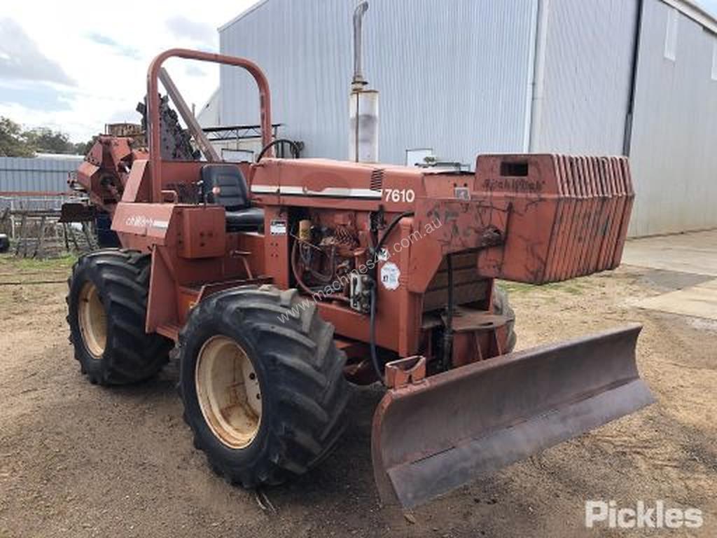 Used ditch witch 7610 Rubber Tyred Trencher in , - Listed on Machines4u