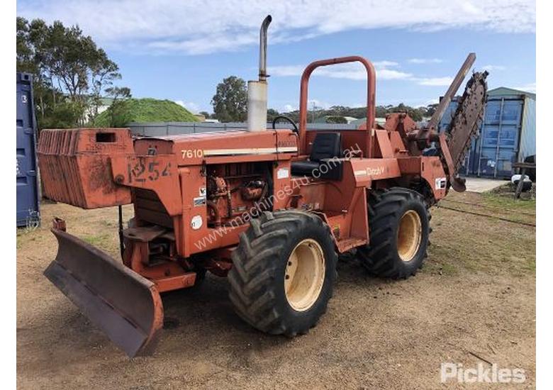 Used ditch witch 7610 Rubber Tyred Trencher in , Listed on Machines4u