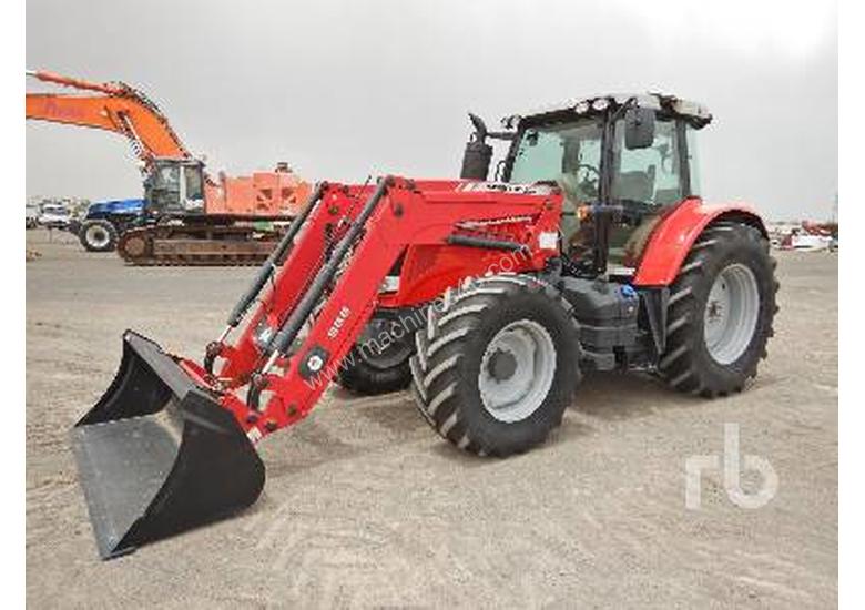 caption MASSEY FERGUSON 7614 MFWD Tractor