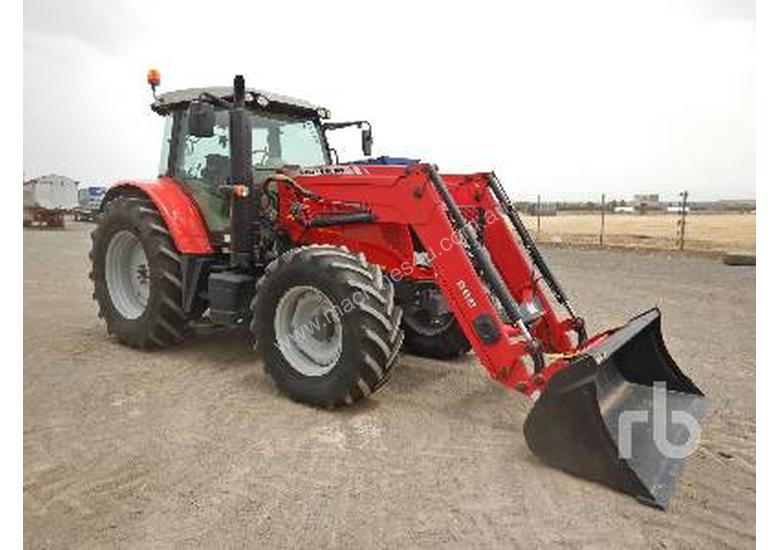 caption MASSEY FERGUSON 7614 MFWD Tractor