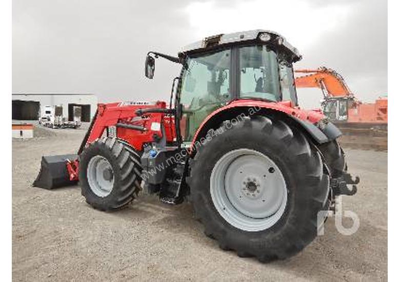 caption MASSEY FERGUSON 7614 MFWD Tractor