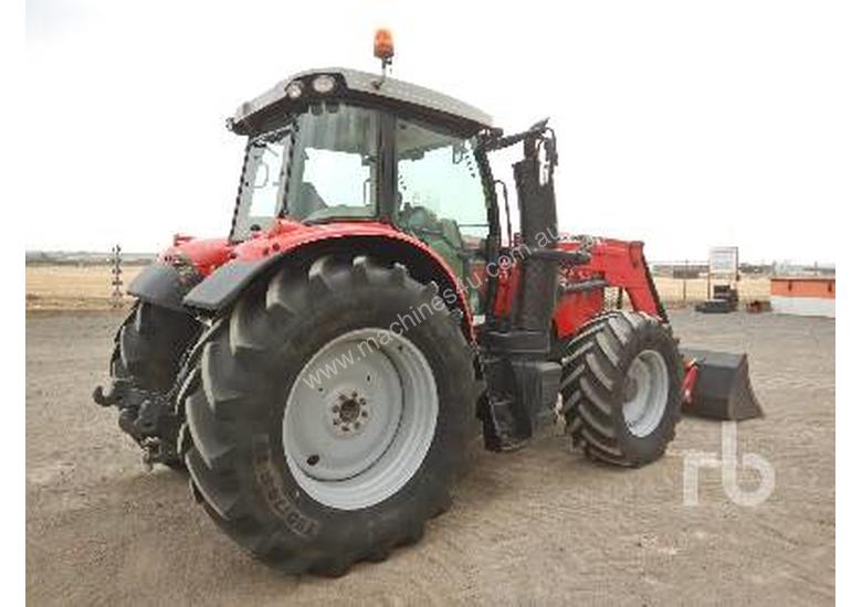 caption MASSEY FERGUSON 7614 MFWD Tractor