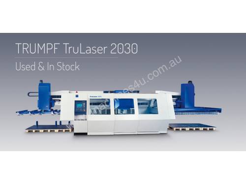 Headland Machinery » In Stock, Sheet Metal » Used TruLaser 2030 CO2 TRUMPF Laser Cutting Machine for