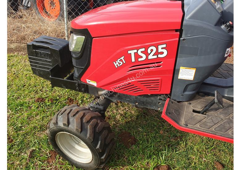 caption TYM TS25 tractor with slasher