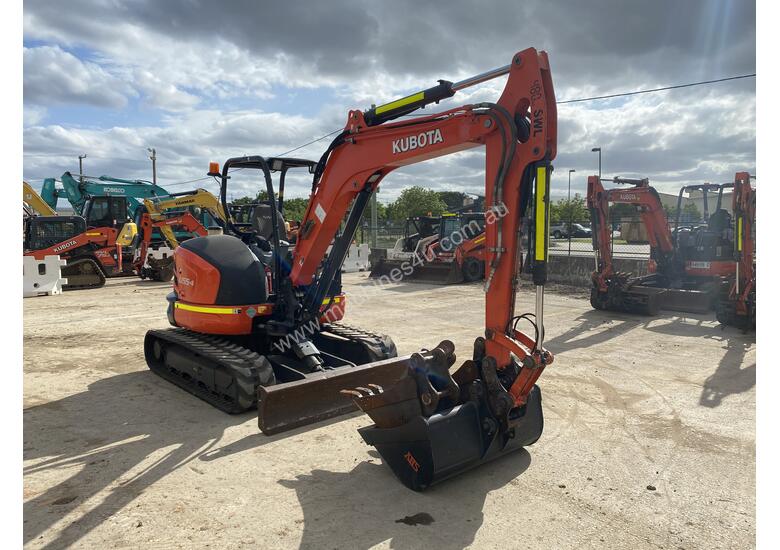 caption Used 2015 Kubota U55 Mini 5.5T Excavator for sale, 2090.50 - Pinkenba, QLD